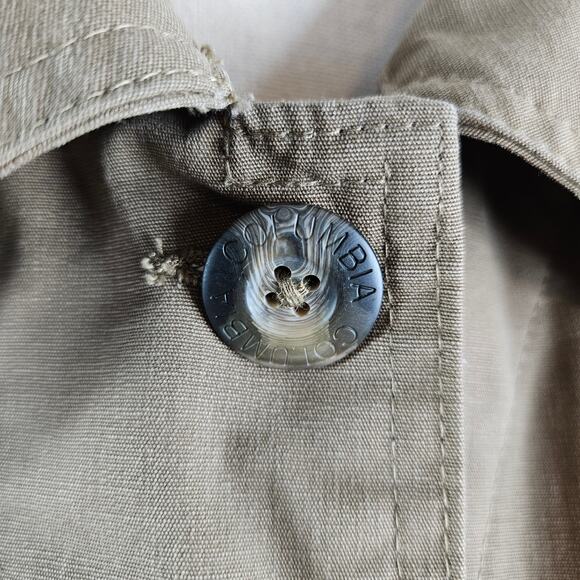 Columbia Y2K Delphine Creek Jacket Coat in Khaki | Women's Large - Picture 6 of 15